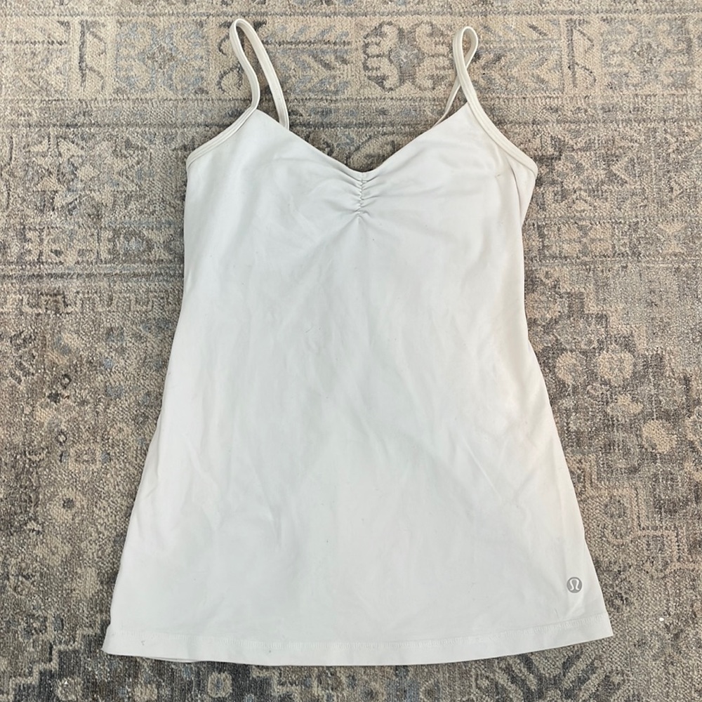 Lululemon White Tank